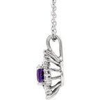 Halo-Style Necklace or Pendant