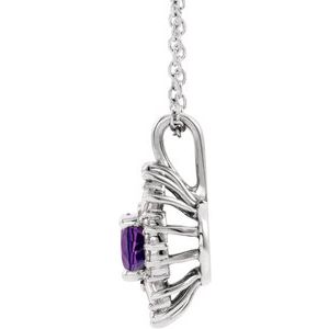 Halo-Style Necklace or Pendant