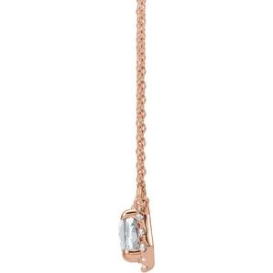 French-Set Halo-Style Necklace or Center