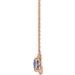 French-Set Halo-Style Necklace or Center