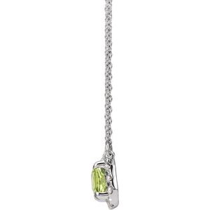French-Set Halo-Style Necklace or Center