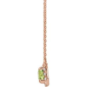 French-Set Halo-Style Necklace or Center