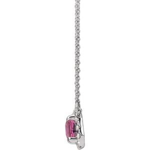 French-Set Halo-Style Necklace or Center