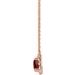 French-Set Halo-Style Necklace or Center