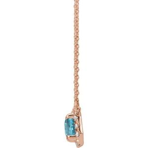 French-Set Halo-Style Necklace or Center