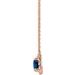 French-Set Halo-Style Necklace or Center