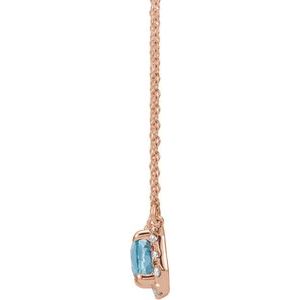 French-Set Halo-Style Necklace or Center