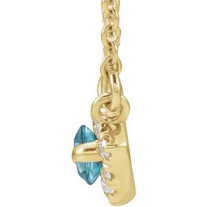 French-Set Halo-Style Necklace or Center
