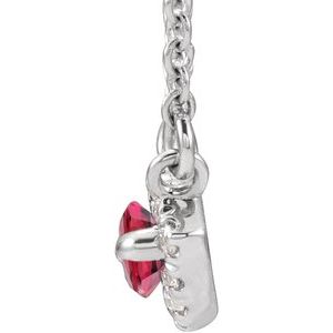 French-Set Halo-Style Necklace or Center