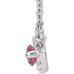 French-Set Halo-Style Necklace or Center