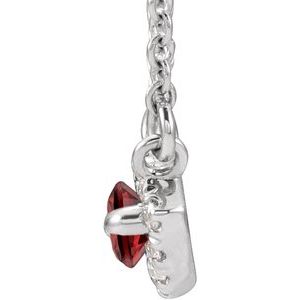 French-Set Halo-Style Necklace or Center