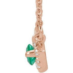 French-Set Halo-Style Necklace or Center