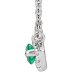 French-Set Halo-Style Necklace or Center