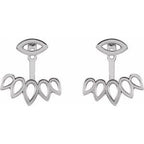 Geometric Stud Earrings & Ear Jackets
