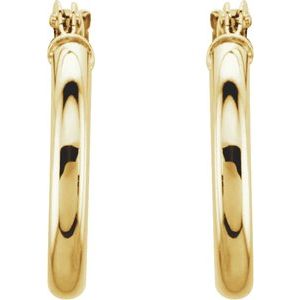 Tube Hoop Earrings