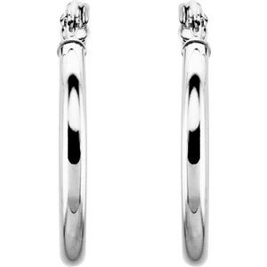 Tube Hoop Earrings