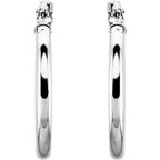 Tube Hoop Earrings