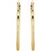 Tube Hoop Earrings