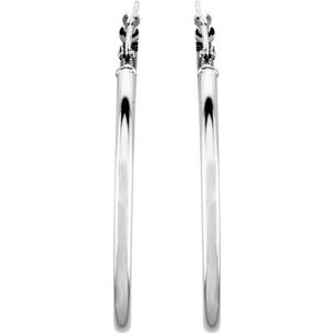 Tube Hoop Earrings