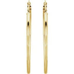 Tube Hoop Earrings
