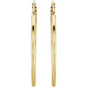 Tube Hoop Earrings