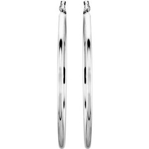 Tube Hoop Earrings