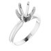 Lightweight Solitaire Engagement Ring