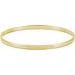 Engravable Half Round Bangle Bracelet