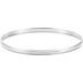 Engravable Half Round Bangle Bracelet