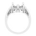 Solitaire Scroll Setting® Ring