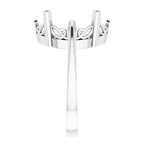 Solitaire Scroll Setting® Ring