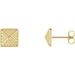 Granulated Pyramid Stud Earrings
