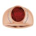 Accented Bezel-Set Ring