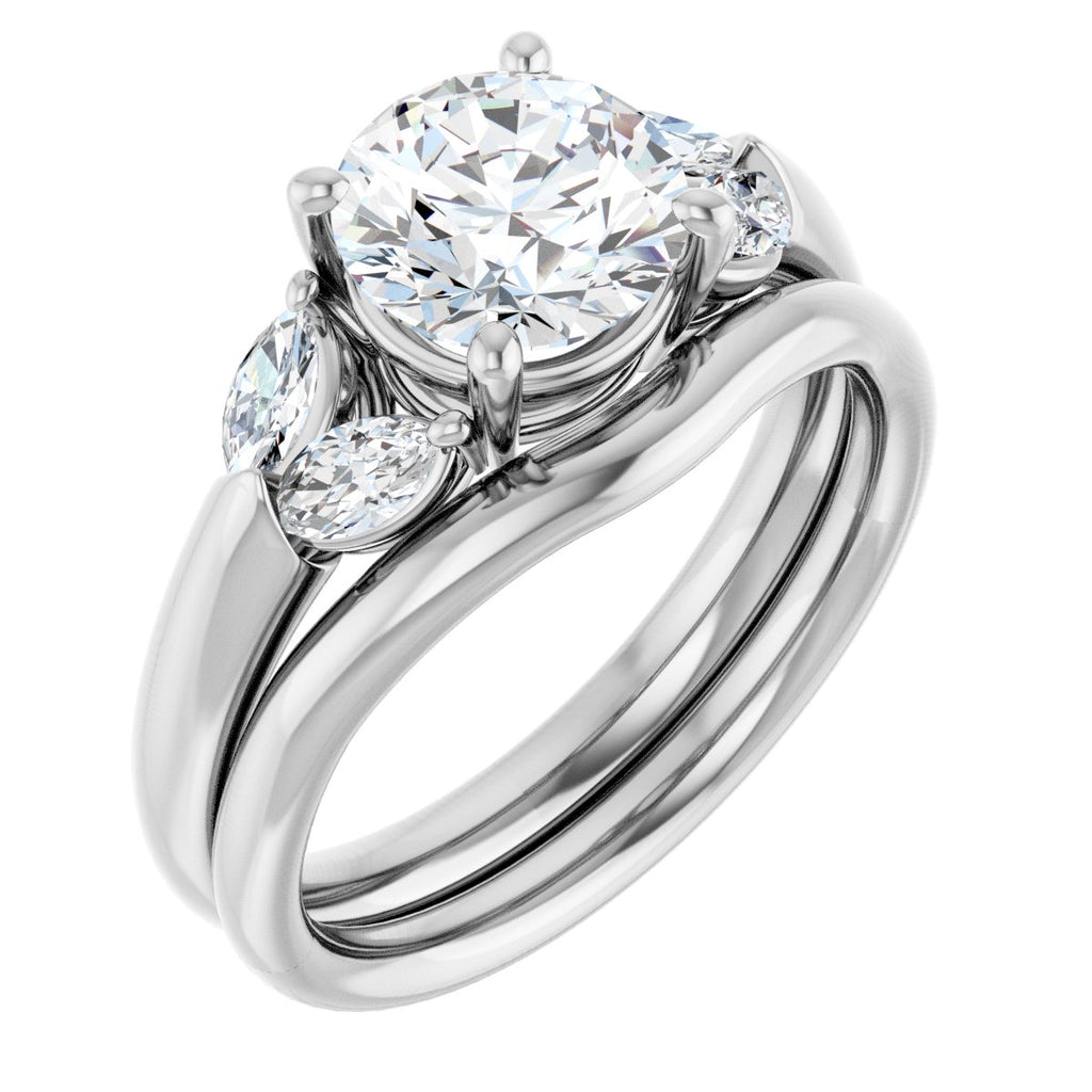 Accented Engagement Ring