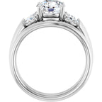 Accented Engagement Ring
