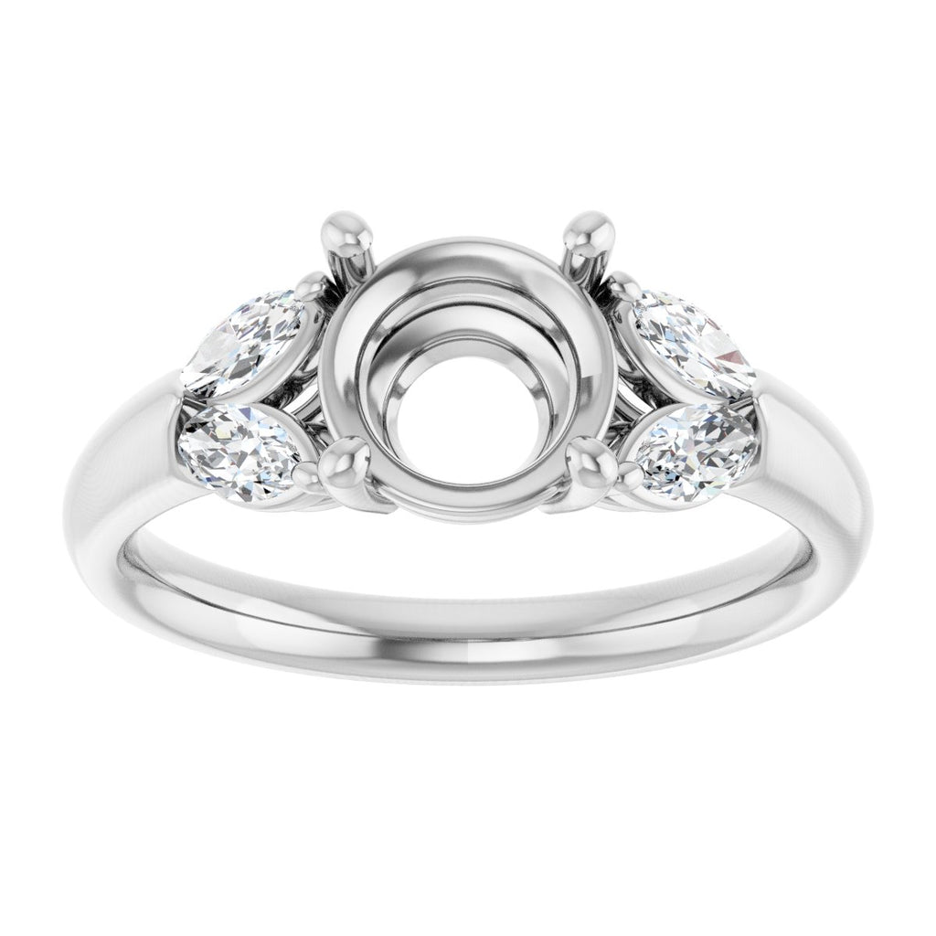 Accented Engagement Ring