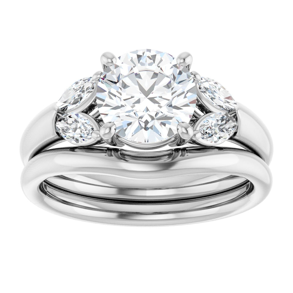 Accented Engagement Ring