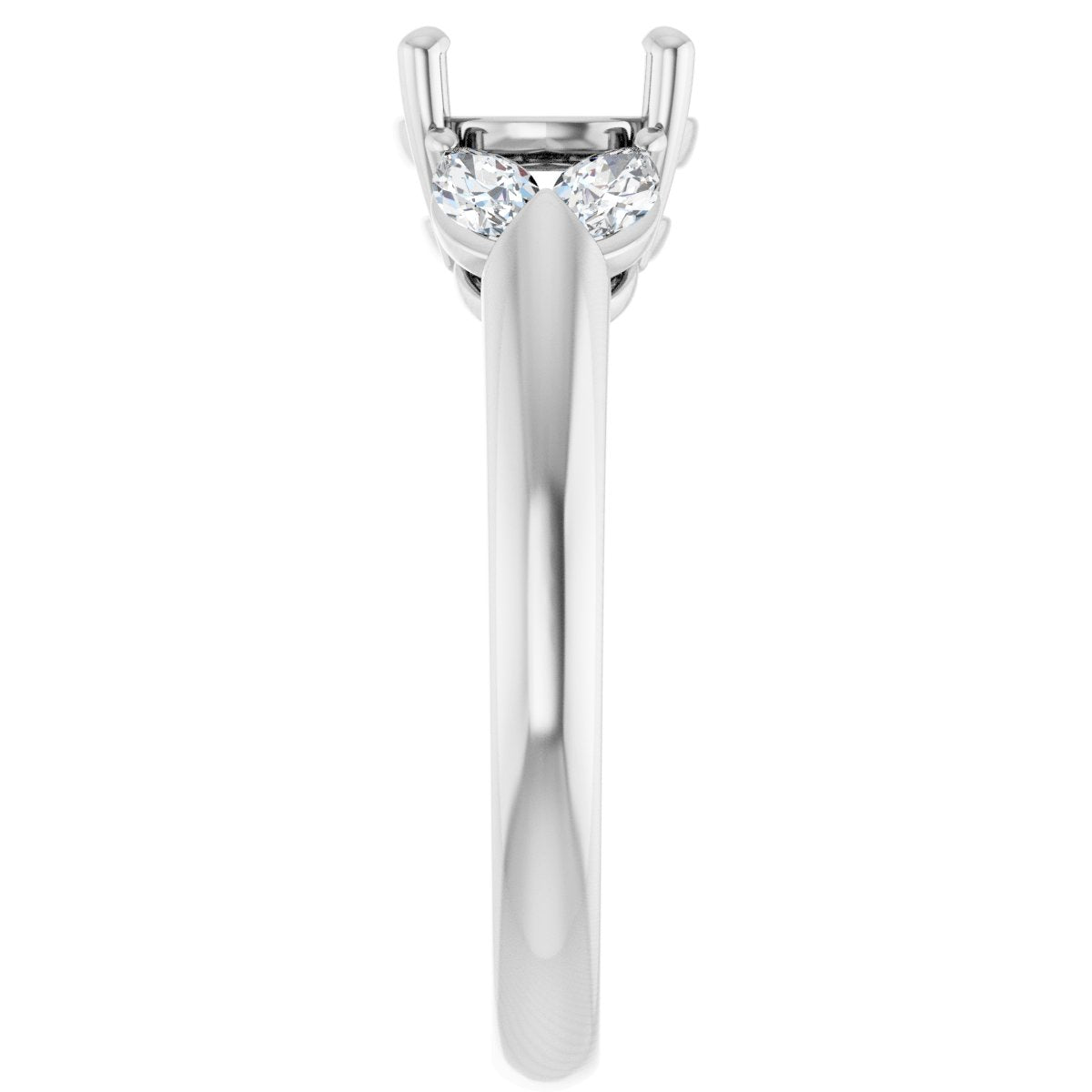 Accented Engagement Ring