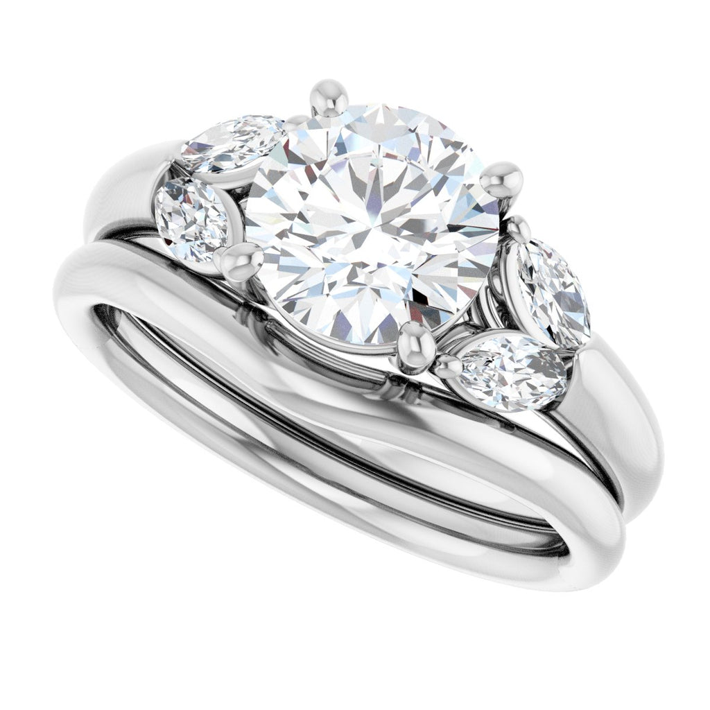 Accented Engagement Ring