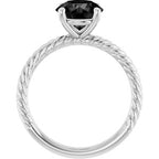 Rope Solitaire Ring