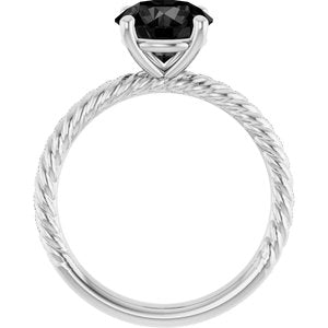 Rope Solitaire Ring