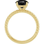 Rope Solitaire Ring