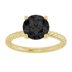 Rope Solitaire Ring
