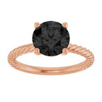 Rope Solitaire Ring