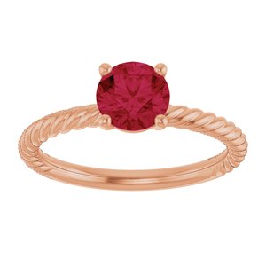Rope Solitaire Ring