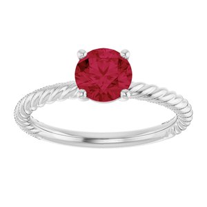 Rope Solitaire Ring