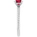 Rope Solitaire Ring