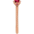 Rope Solitaire Ring