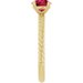 Rope Solitaire Ring