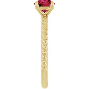 Rope Solitaire Ring